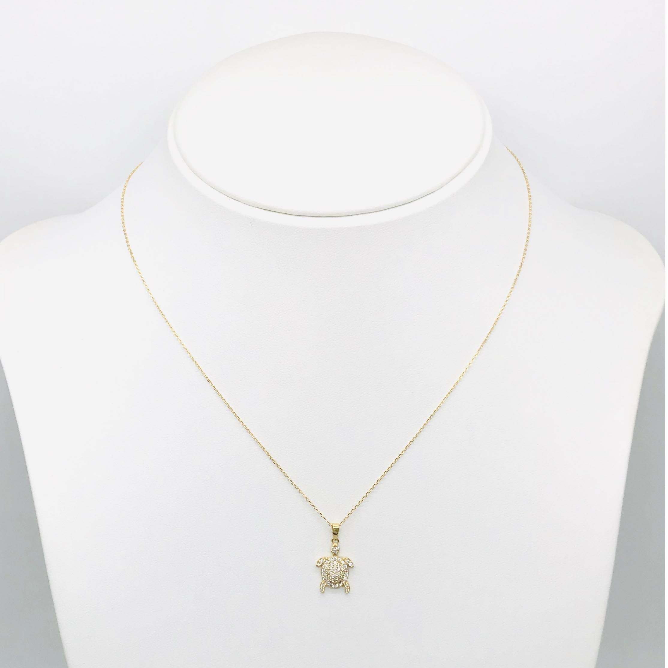 18K GOLD PENDANT NECKLACE - HANDMADE IN ITALY