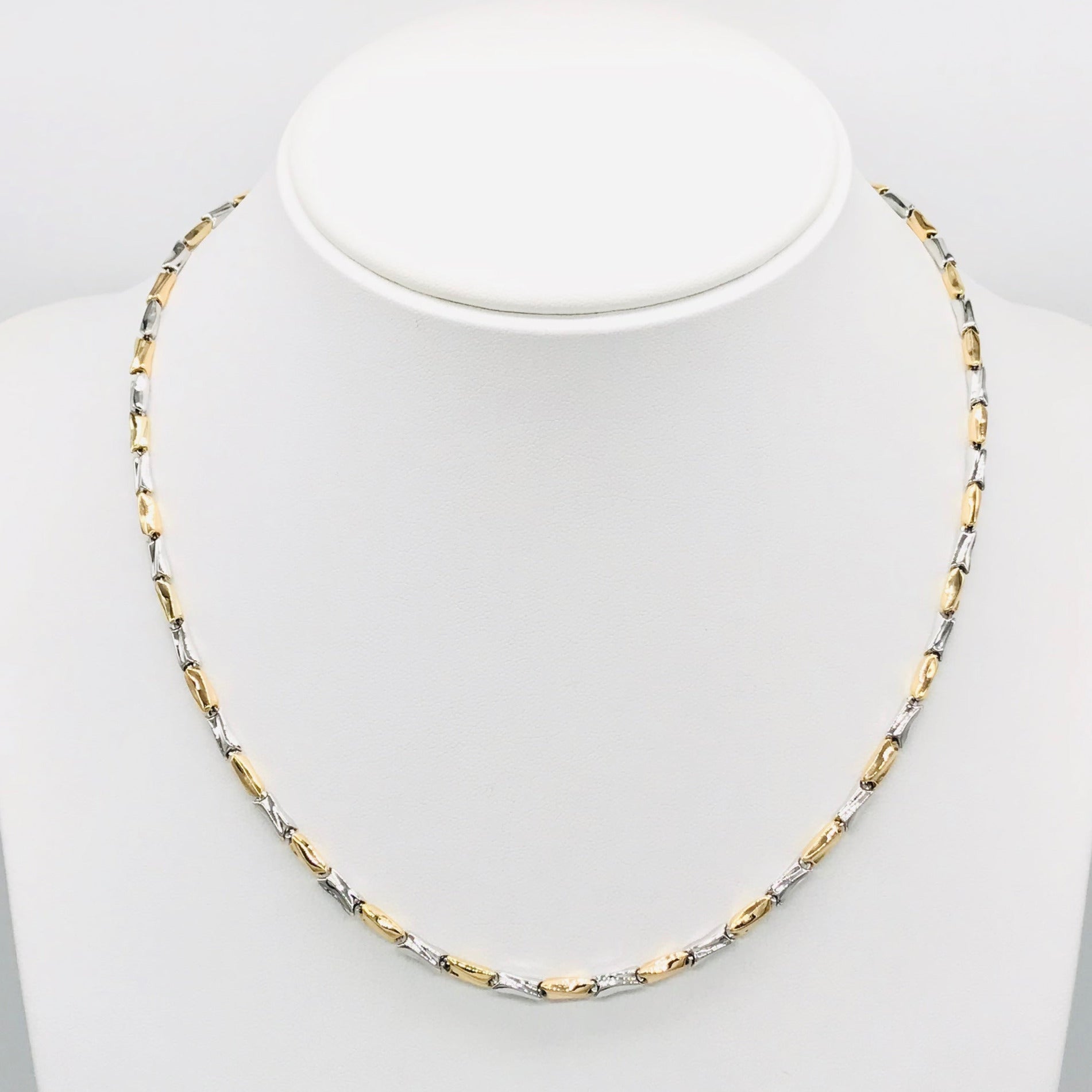 18K GOLD TOWEL CHAIN - HANDMADE IN ITALY
