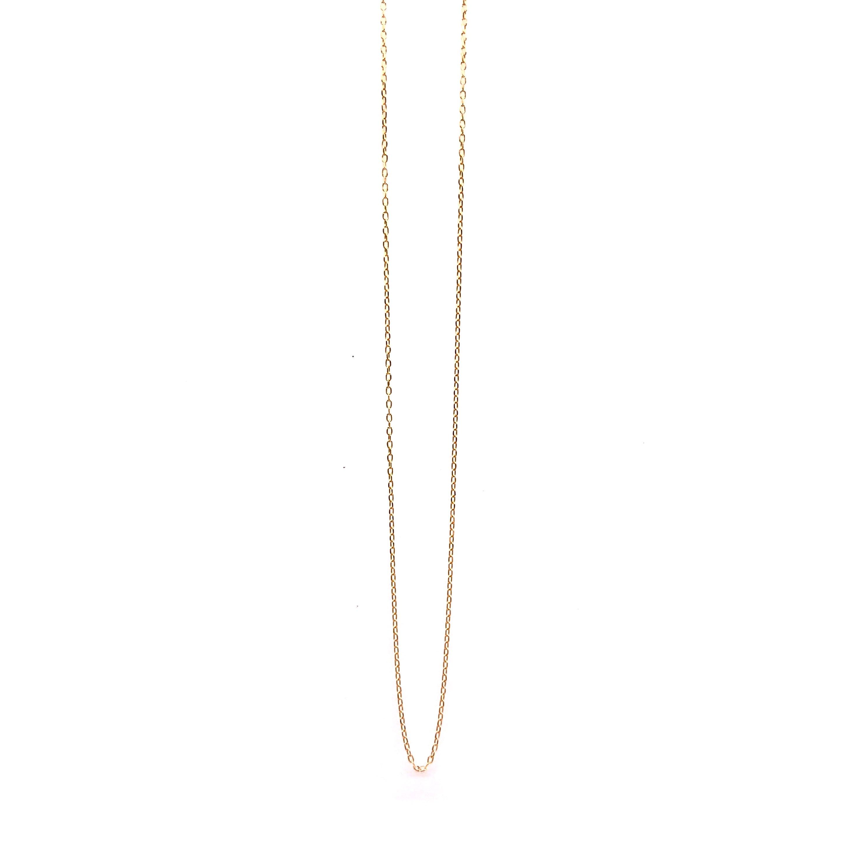 18K GOLD SIMPLE CHAIN - HANDMADE IN ITALY