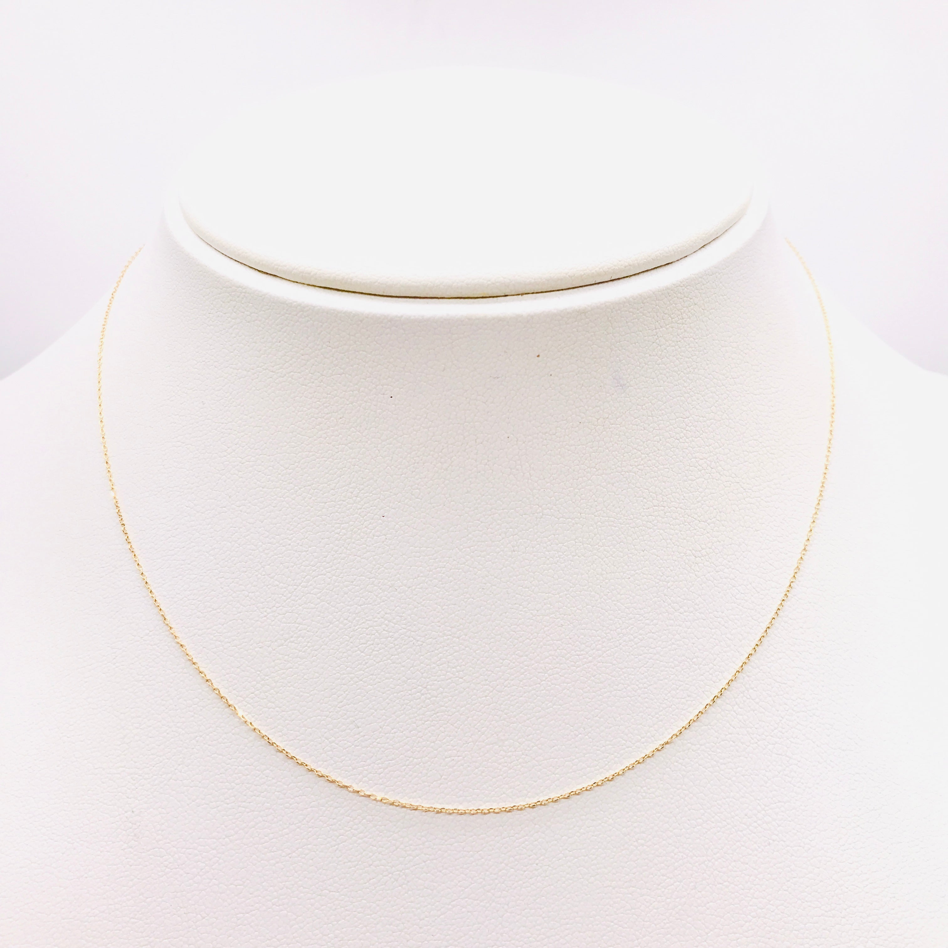 18K GOLD SIMPLE CHAIN - HANDMADE IN ITALY