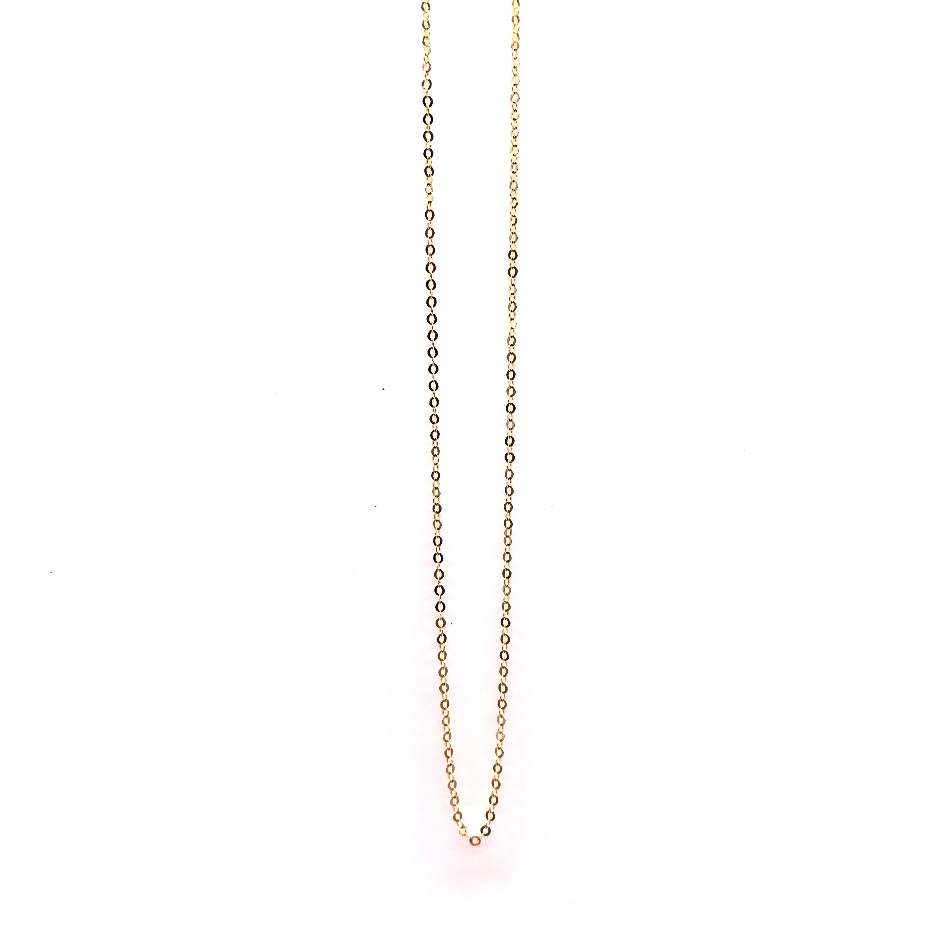 18K GOLD SIMPLE CHAIN - HANDMADE IN ITALY