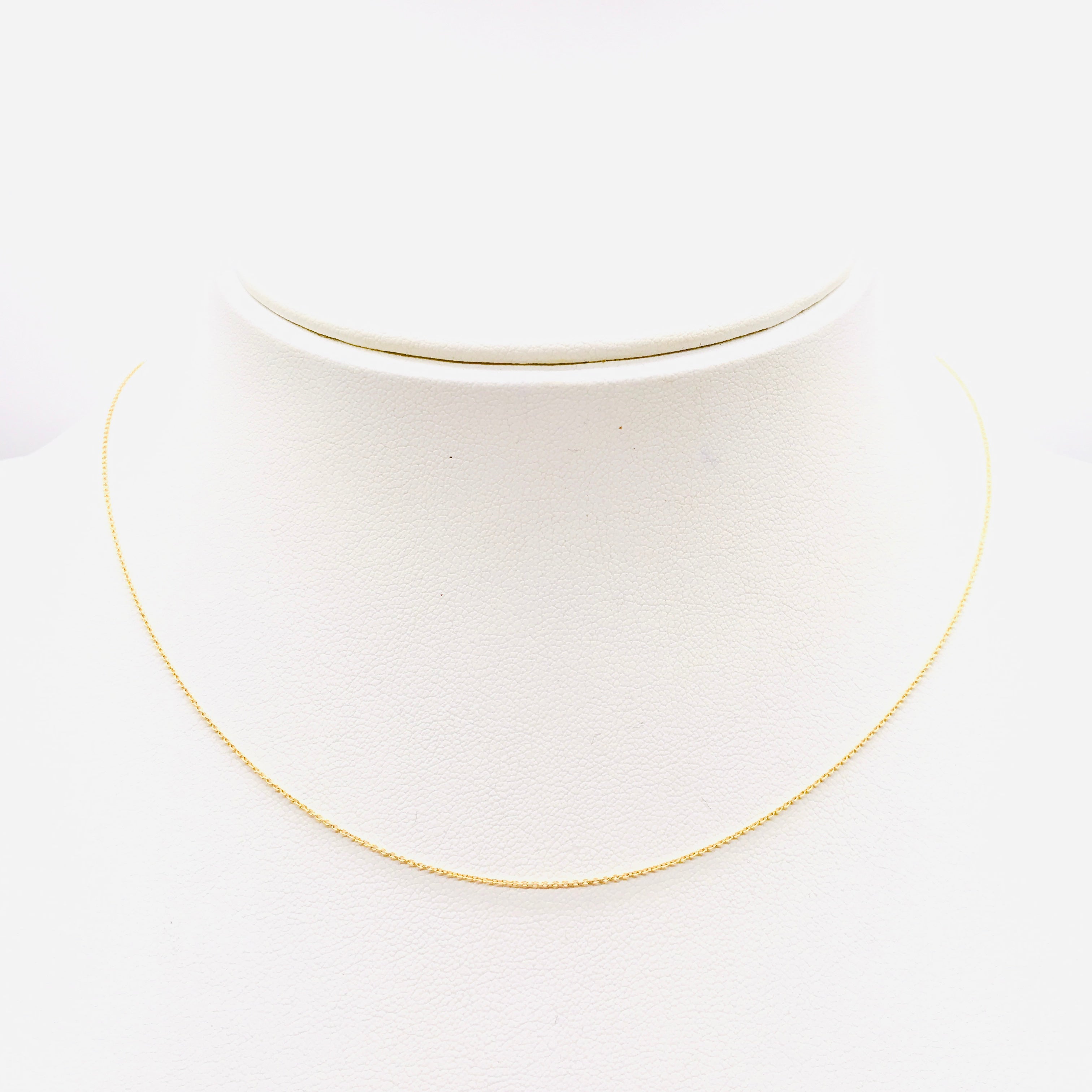 18K GOLD SIMPLE CHAIN - HANDMADE IN ITALY