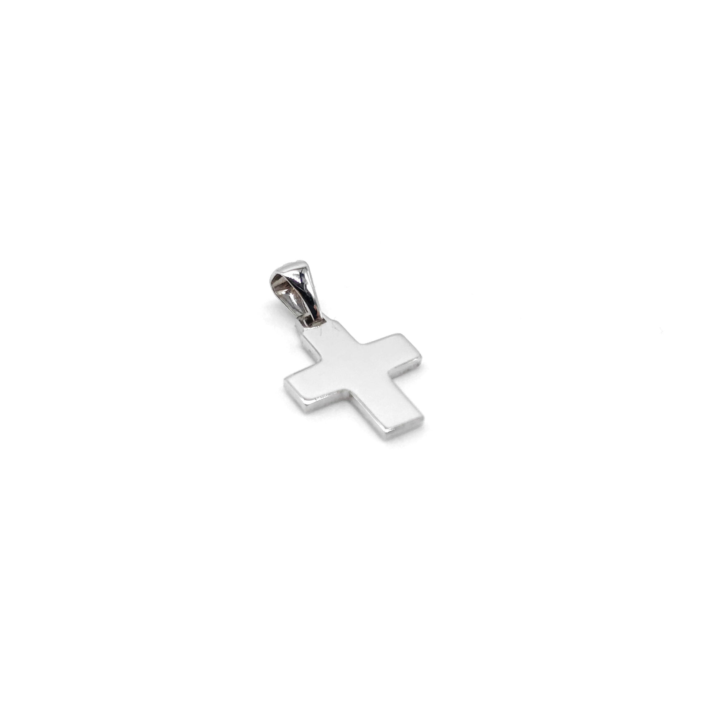 18K GOLD CELANDINE CROSS - HANDMADE IN ITALY