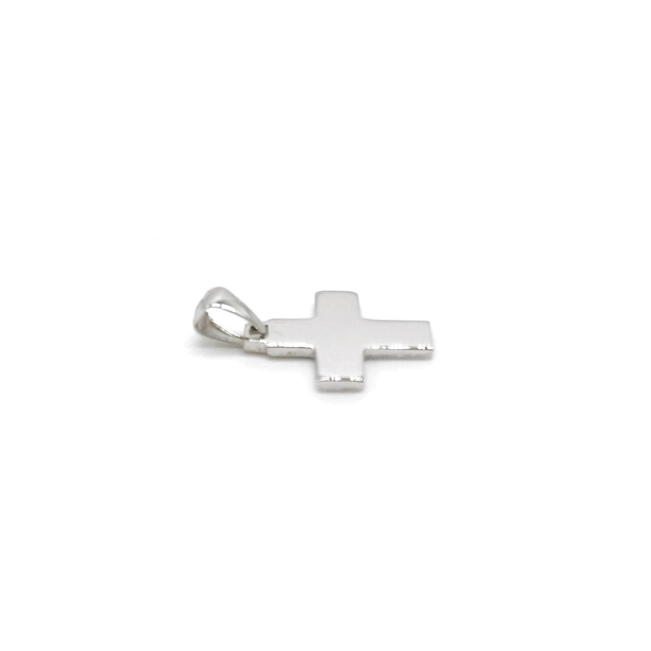 18K GOLD CELANDINE CROSS - HANDMADE IN ITALY