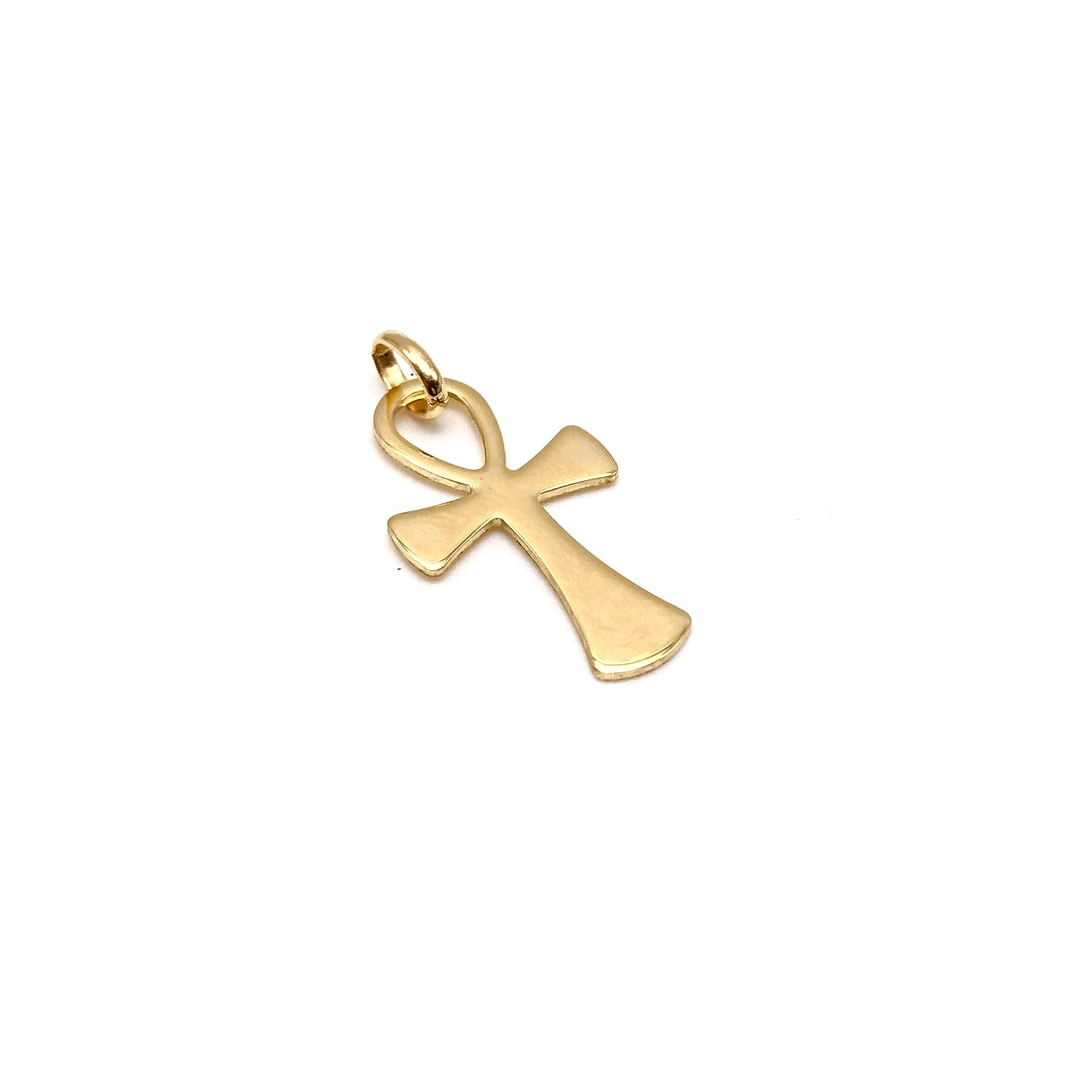 18K GOLD EGITTO CROSS - HANDMADE IN ITALY