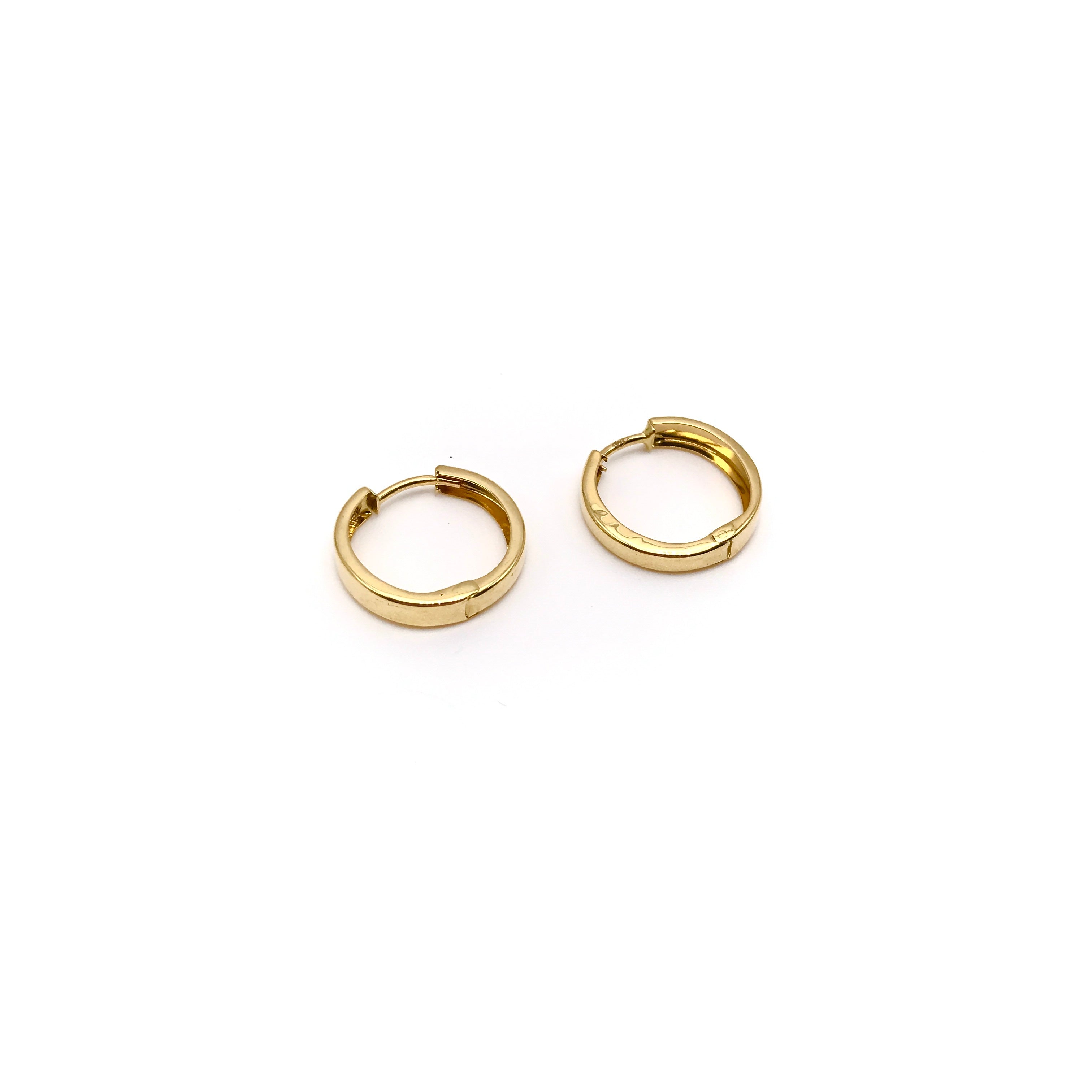 18K GOLD ANTONELLA HOOP EARRINGS - HANDMADE IN ITALY