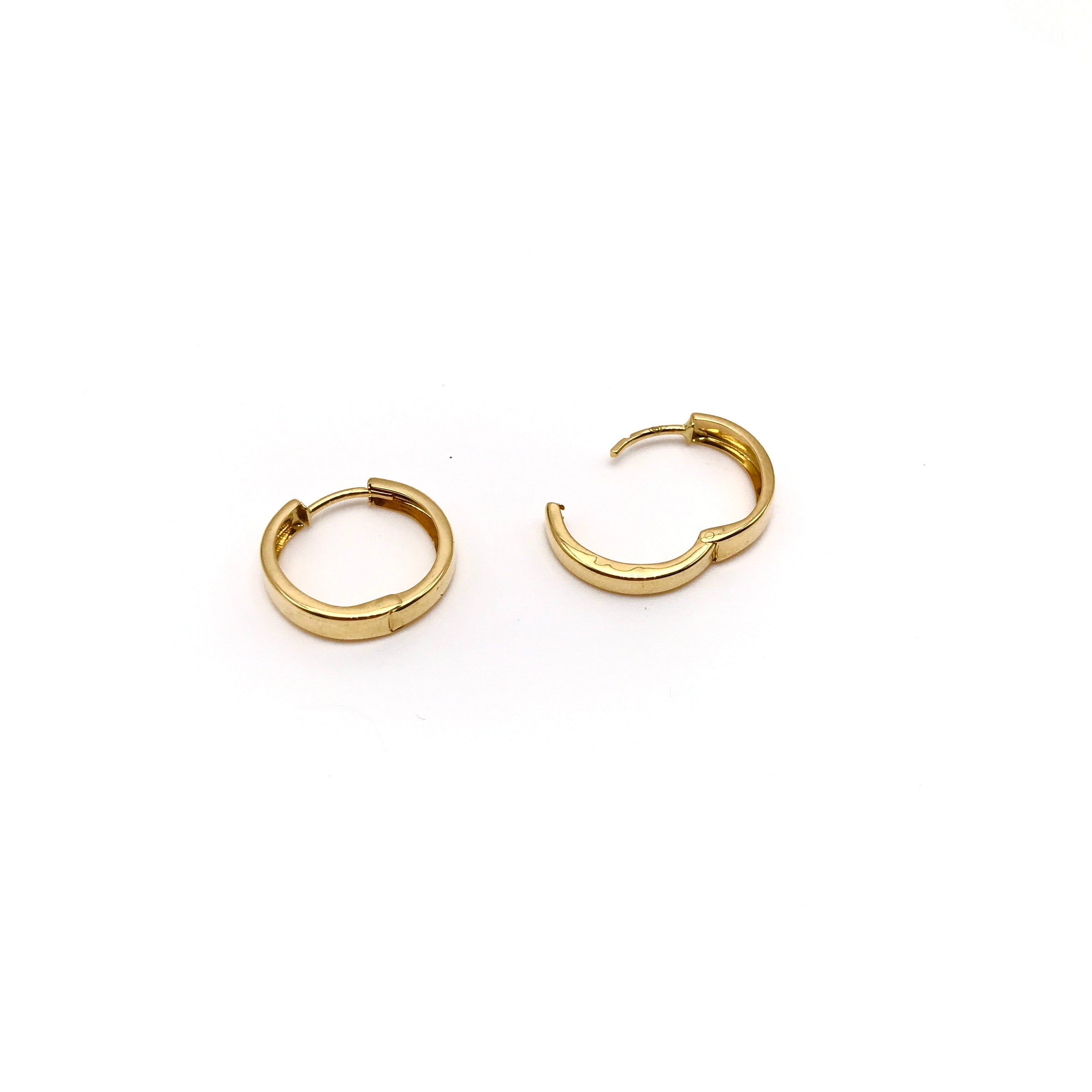 18K GOLD ANTONELLA HOOP EARRINGS - HANDMADE IN ITALY