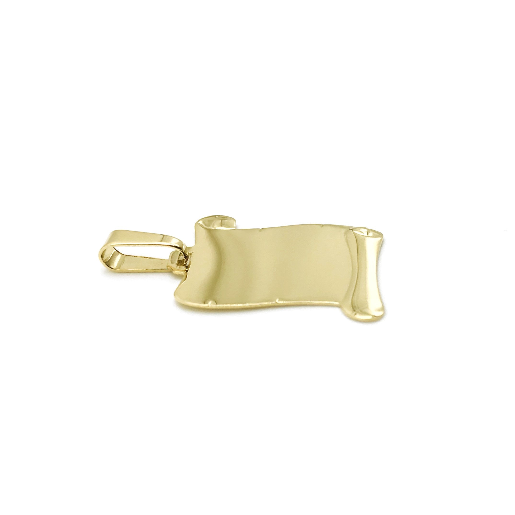 18K GOLD ALETA PAPER PENDANT - HANDMADE IN ITALY
