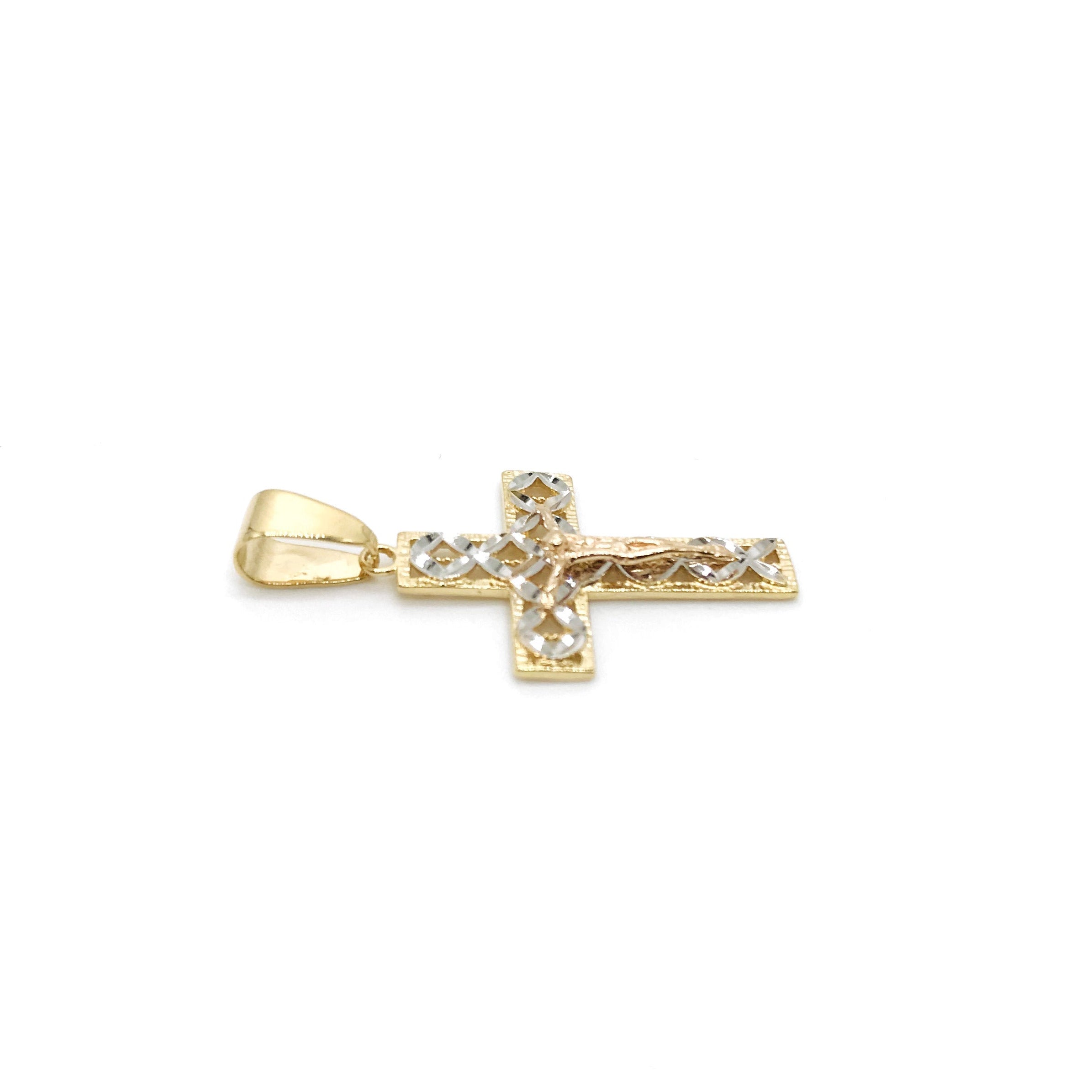 18K GOLD CASSANDRA CROSS - HANDMADE IN ITALY