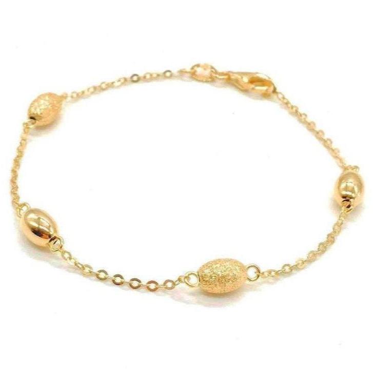 18K GOLD BELLISSIMA SPHERES BRACELET - HANDMADE IN ITALY