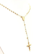 18K GOLD ORTENSIO ROSARY NECKLACE - HANDMADE IN ITALY