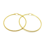 18K GOLD AMERIGA LARGE HOOP EARRINGS - HANDMADE IN ITALY