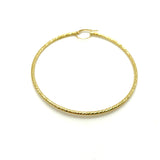 18K GOLD AMERIGA LARGE HOOP EARRINGS - HANDMADE IN ITALY