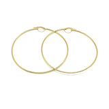 18K GOLD ALANA LARGE HOOP EARRINGS - HANDMADE IN ITALY