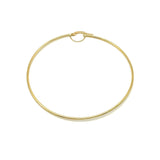 18K GOLD ALANA LARGE HOOP EARRINGS - HANDMADE IN ITALY