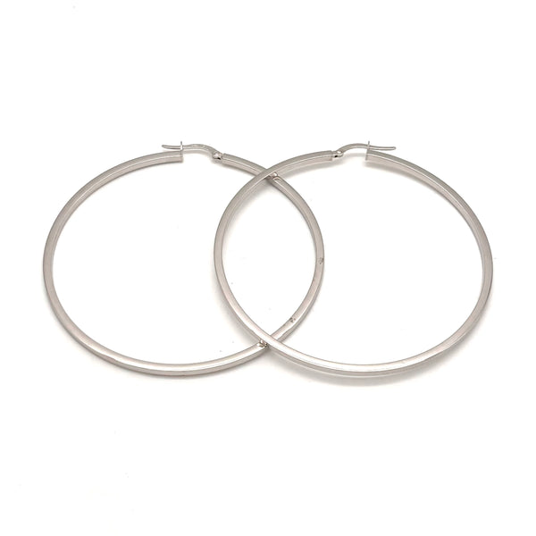 18K GOLD BARBAGIA HOOP EARRINGS - HANDMADE IN ITALY