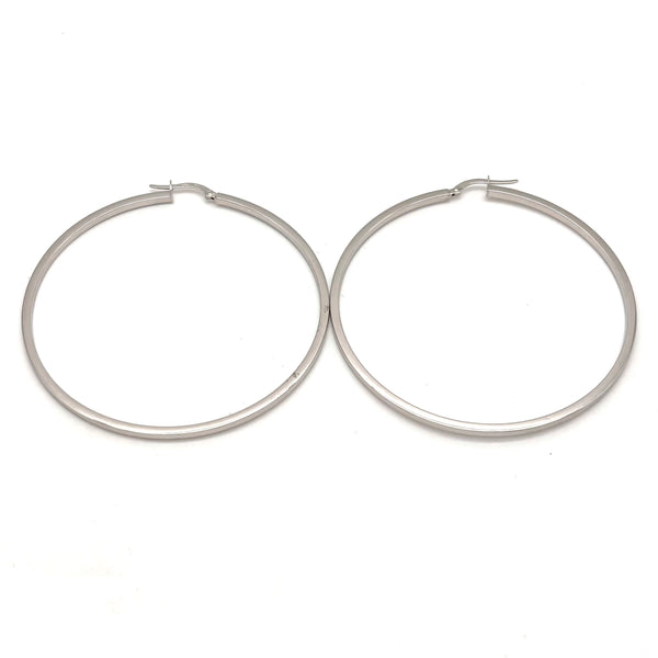 18K GOLD BARBAGIA HOOP EARRINGS - HANDMADE IN ITALY