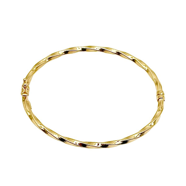 18K GOLD ZEA HOOP EARRINGS - HANDMADE IN ITALY