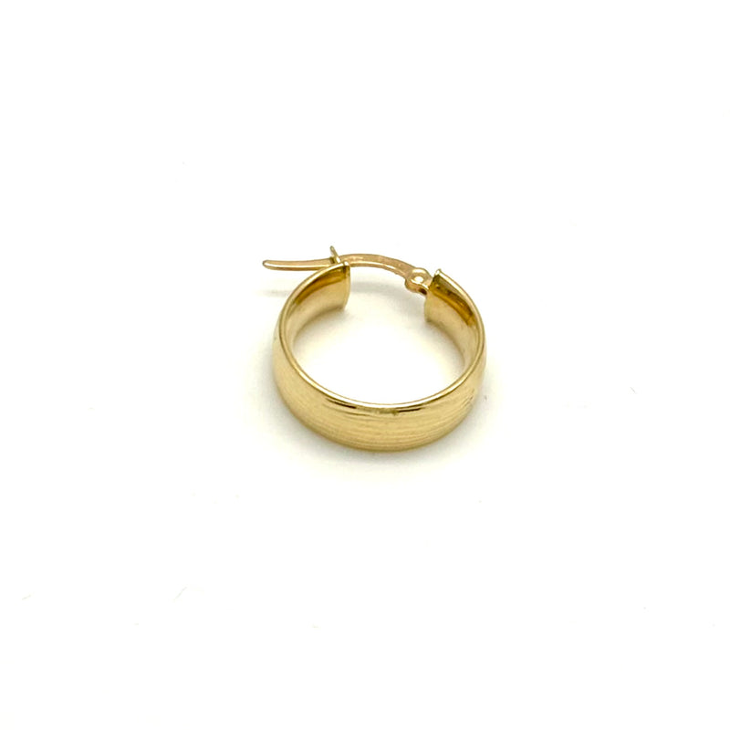 18K GOLD ROWENA HOOP EARRINGS - HANDMADE IN ITALY