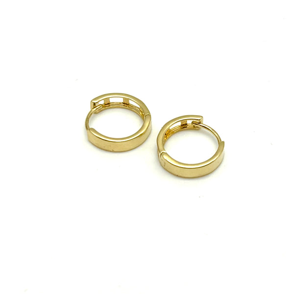 18K GOLD ASMARA HOOP EARRINGS - HANDMADE IN ITALY