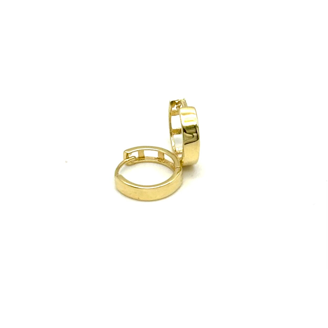 18K GOLD ASMARA HOOP EARRINGS - HANDMADE IN ITALY