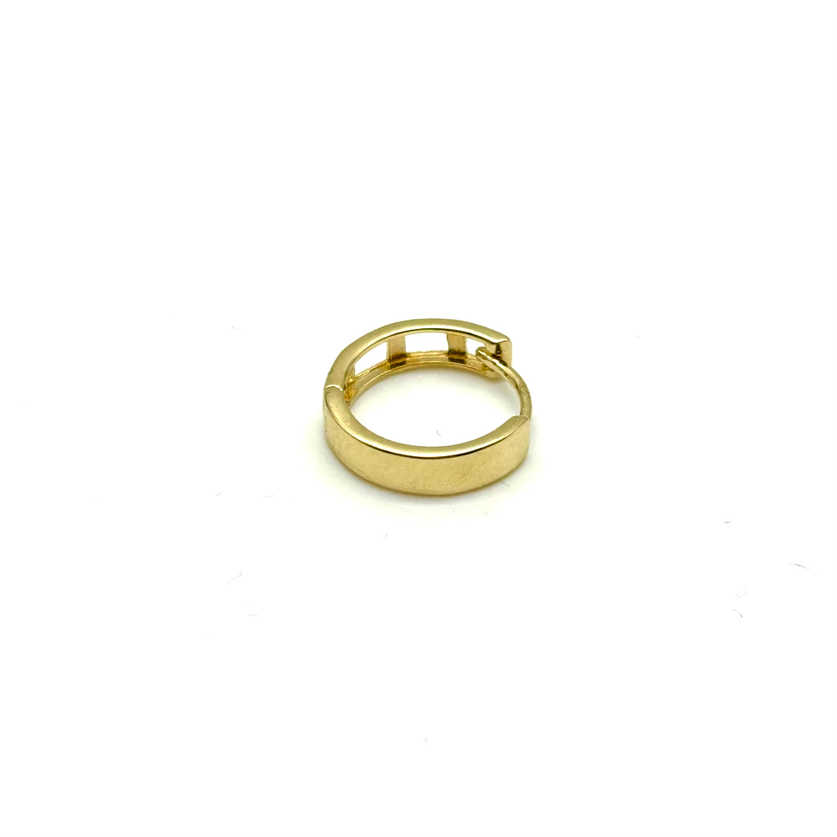 18K GOLD ASMARA HOOP EARRINGS - HANDMADE IN ITALY