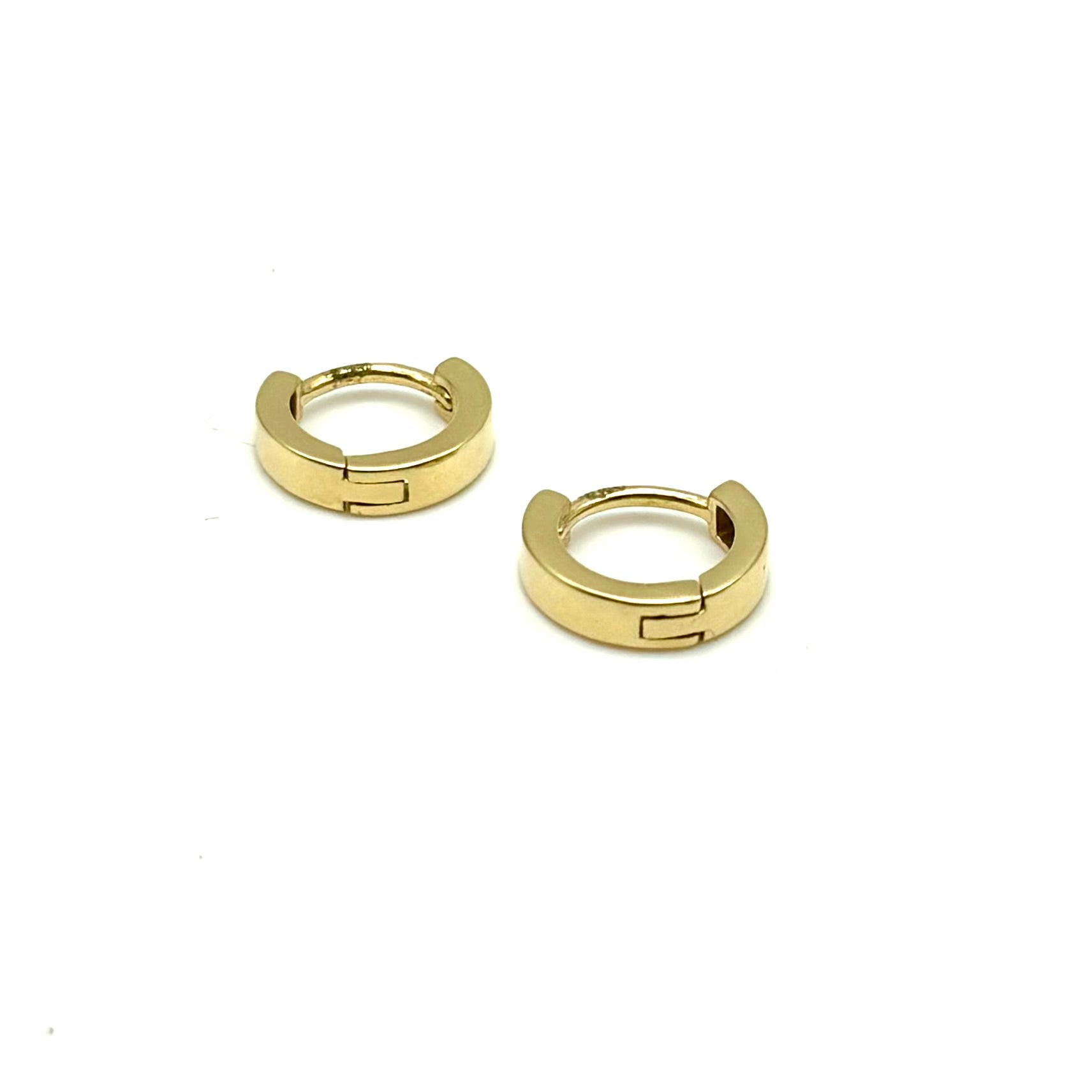 18K GOLD ANCONA HOOP EARRINGS - HANDMADE IN ITALY