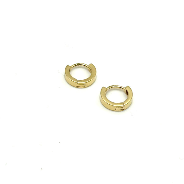 18K GOLD ANCONA HOOP EARRINGS - HANDMADE IN ITALY