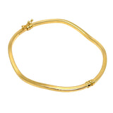 18K GOLD BANGLE BRACELET - HANDMADE IN ITALY