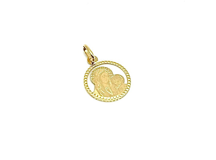 18K GOLD RELIGIOUS PENDANT - HANDMADE IN ITALY