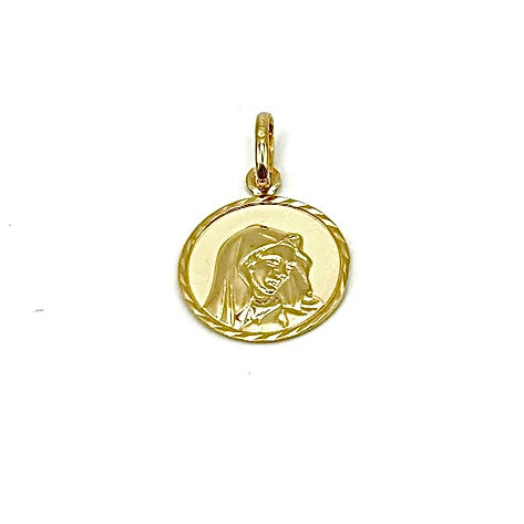 18K GOLD RELIGIOUS PENDANT - HANDMADE IN ITALY