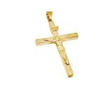 18K GOLD VINCENZO CROSS - HANDMADE IN ITALY