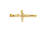 18K GOLD VINCENZO CROSS - HANDMADE IN ITALY