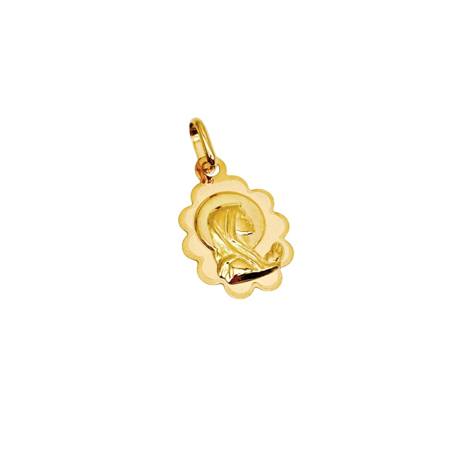 18K GOLD RELIGIOUS PENDANT - HANDMADE IN ITALY