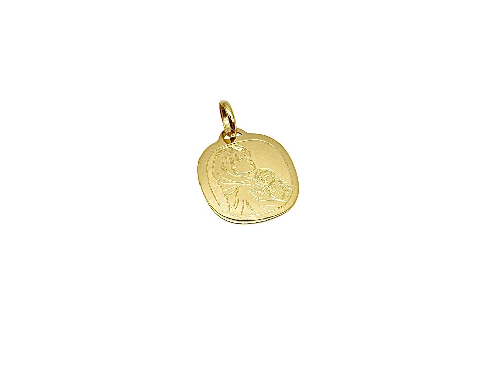 18K GOLD SANTA MARIA PENDANT - HANDMADE IN ITALY