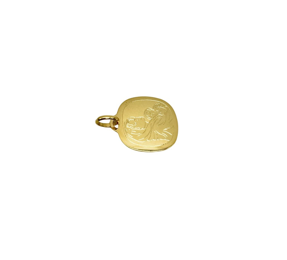 18K GOLD SANTA MARIA PENDANT - HANDMADE IN ITALY