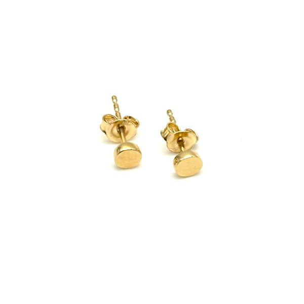 18K GOLD BEATRICE STUD EARRINGS - HANDMADE IN ITALY