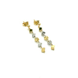 18K GOLD CARNIVAL2 DROP EARRINGS - HANDMADE IN ITALY