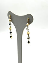 18K GOLD CARNIVAL2 DROP EARRINGS - HANDMADE IN ITALY