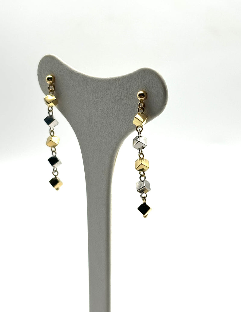 18K GOLD CARNIVAL2 DROP EARRINGS - HANDMADE IN ITALY