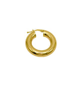 18K GOLD PASQUALINA HOOP EARRINGS - HANDMADE IN ITALY