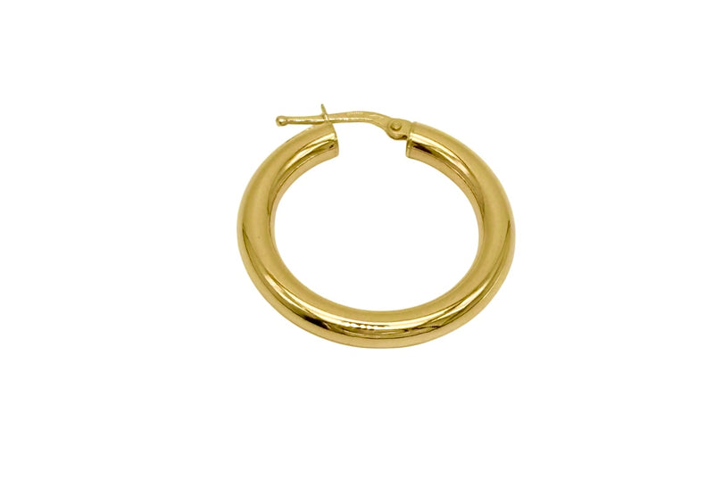 18K GOLD NICOLETTA HOOP EARRINGS - HANDMADE IN ITALY