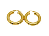 18K GOLD LILLI HOOP EARRINGS - HANDMADE IN ITALY