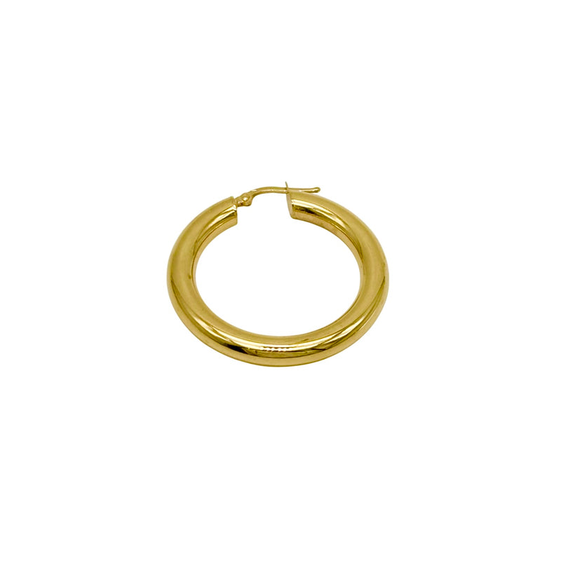 18K GOLD CARMEN HOOP EARRINGS - HANDMADE IN ITALY