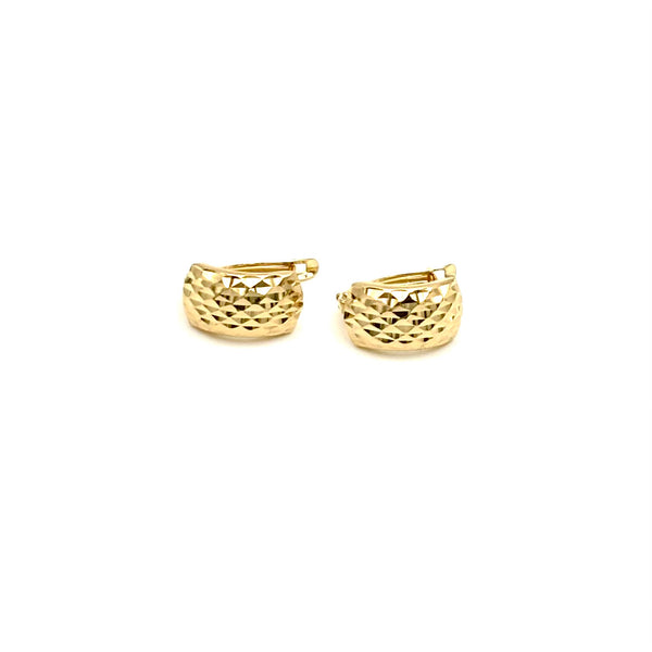 18K GOLD LATCH BACK MARIETTA EARRINGS - HANDMADE IN ITALY