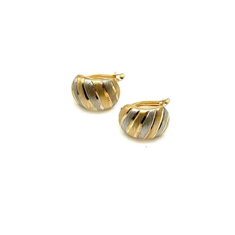 18K GOLD LATCH BACK COSETTA EARRINGS - HANDMADE IN ITALY