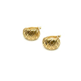 18K GOLD LATCH BACK MORETTA EARRINGS - HANDMADE IN ITALY