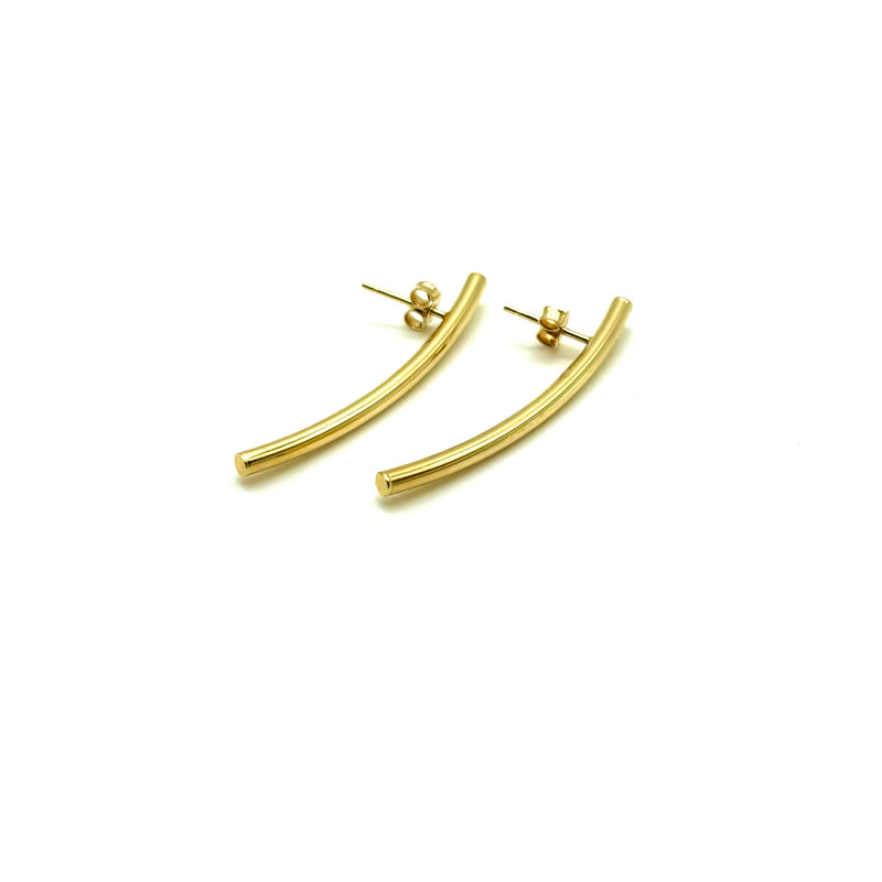 18K GOLD PINETA DROP EARRINGS - HANDMADE IN ITALY