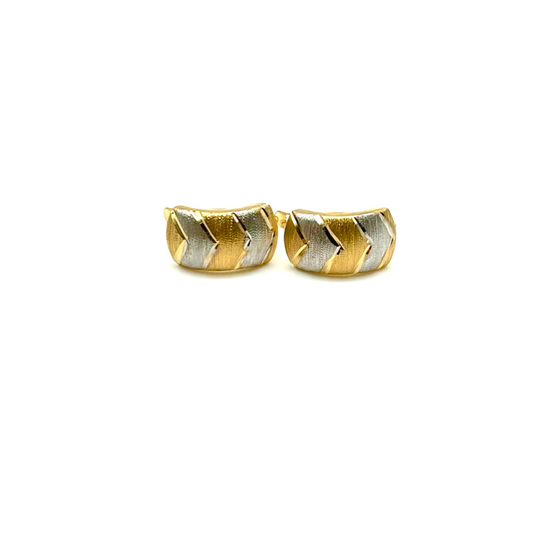 18K GOLD LATCH BACK GAIETTA EARRINGS - HANDMADE IN ITALY