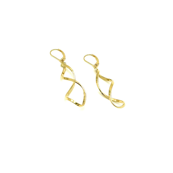 18K GOLD MARIA TERESA DROP EARRINGS - HANDMADE IN ITALY